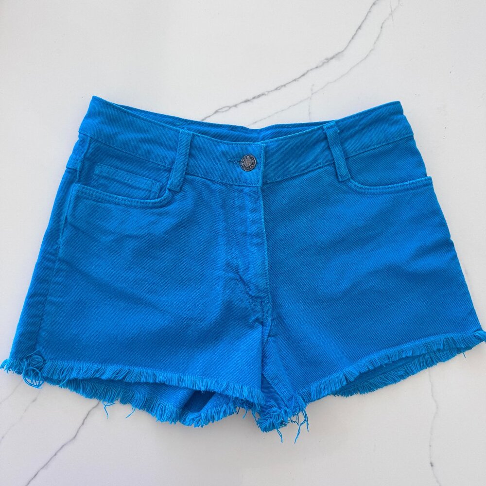 Sandro blue jean shorts - size 36 (4-6)